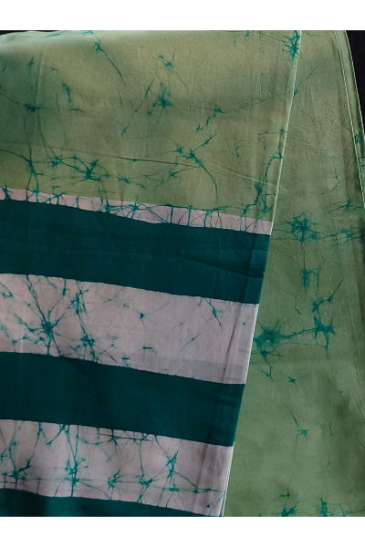 Batik Sarong - Green Stripes